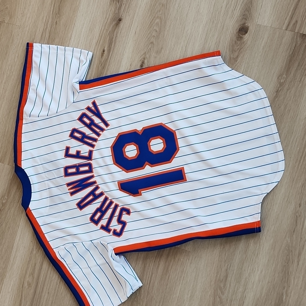 MLB New York Mets (Darryl Strawberry) mens medium and large - Picture 8 of 8